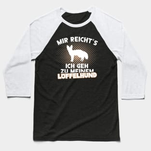 Löffelhund Frauen Wüstenfuchs Mädchen Motiv Baseball T-Shirt